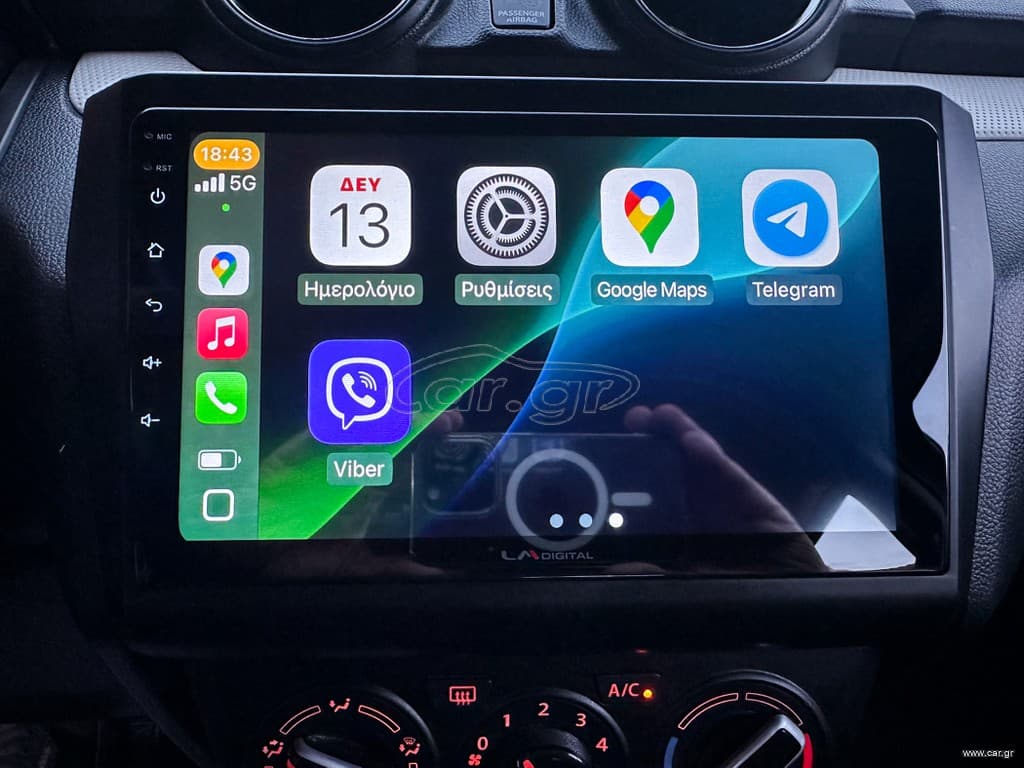 Suzuki Swift 2021 Ελληνικό, HYBRID,1ο Χέρι,Οθονη  CarPlay,Βιβλίο, 2Ετη Εγγύηση thumbnail 31