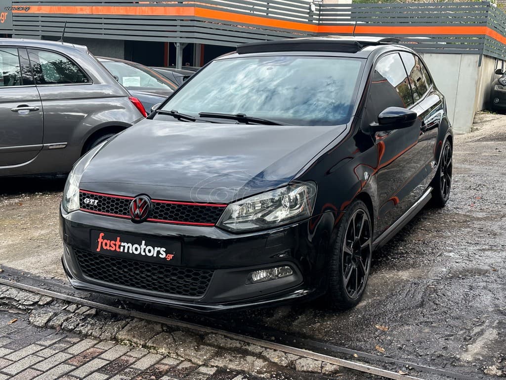 Volkswagen Polo 2011 Ελληνικό, GTI, DSG, Panorama, Οθόνη Carplay, Βιβλίο service thumbnail 3
