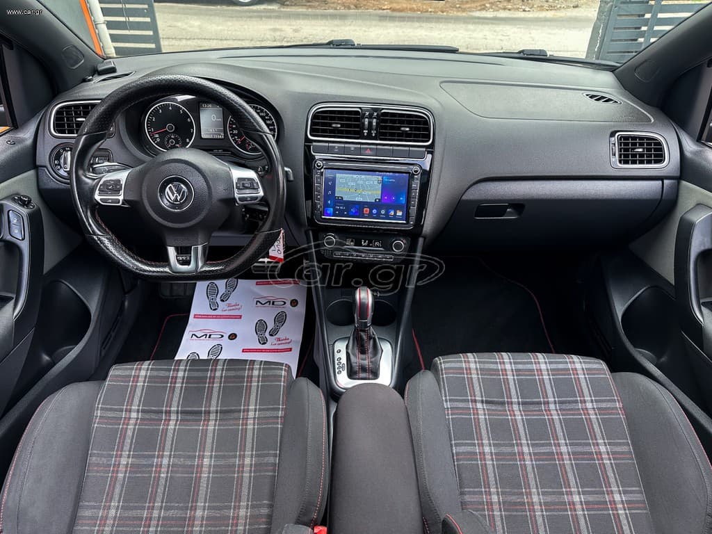 Volkswagen Polo 2011 Ελληνικό, GTI, DSG, Panorama, Οθόνη Carplay, Βιβλίο service thumbnail 18