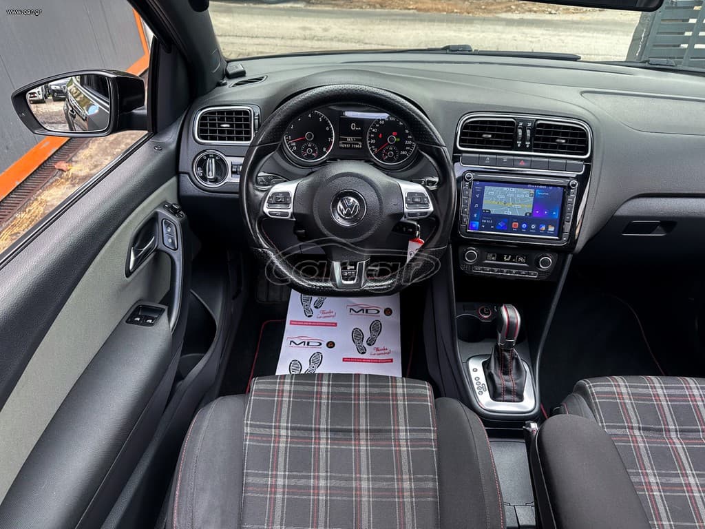 Volkswagen Polo 2011 Ελληνικό, GTI, DSG, Panorama, Οθόνη Carplay, Βιβλίο service thumbnail 19