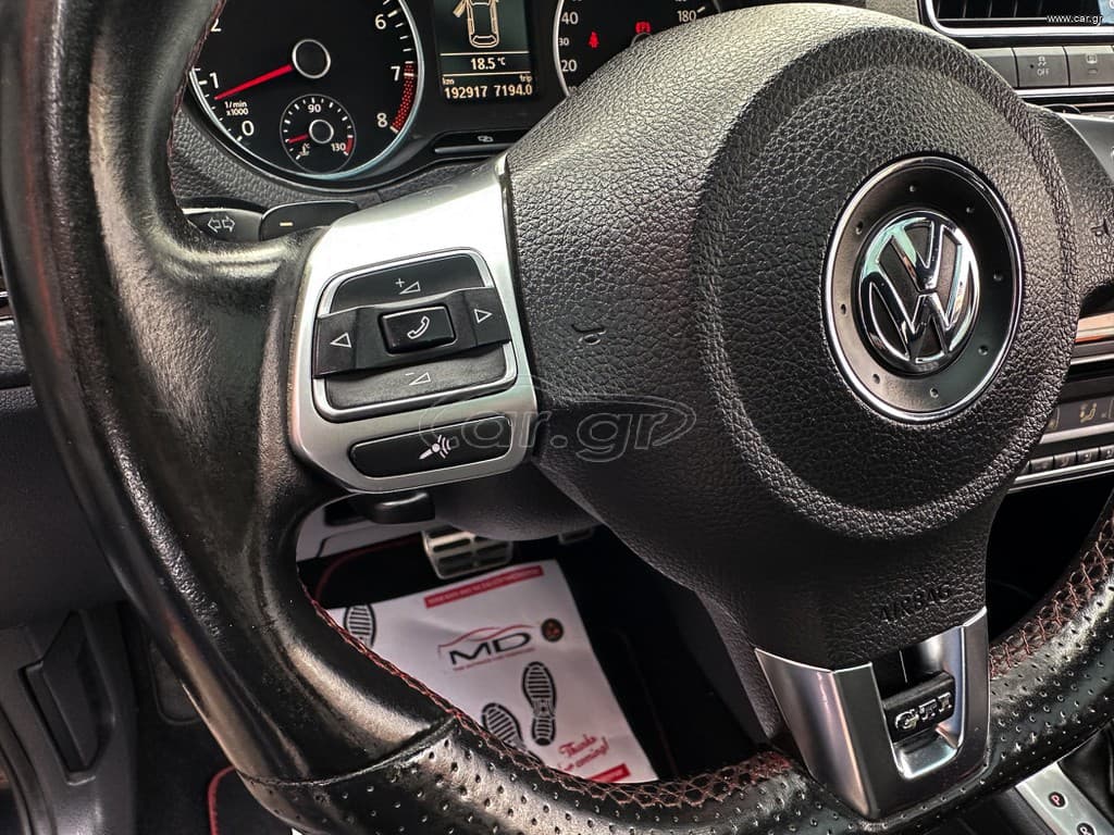 Volkswagen Polo 2011 Ελληνικό, GTI, DSG, Panorama, Οθόνη Carplay, Βιβλίο service thumbnail 22
