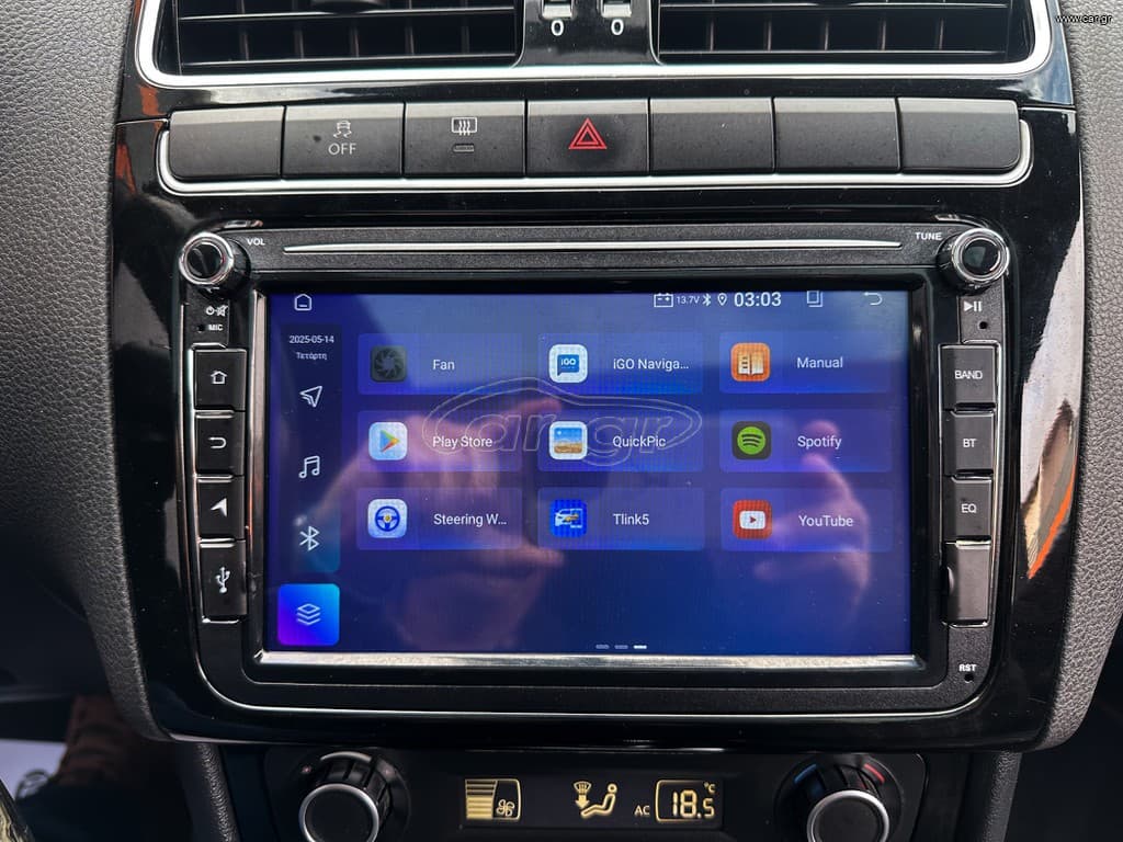 Volkswagen Polo 2011 Ελληνικό, GTI, DSG, Panorama, Οθόνη Carplay, Βιβλίο service thumbnail 32