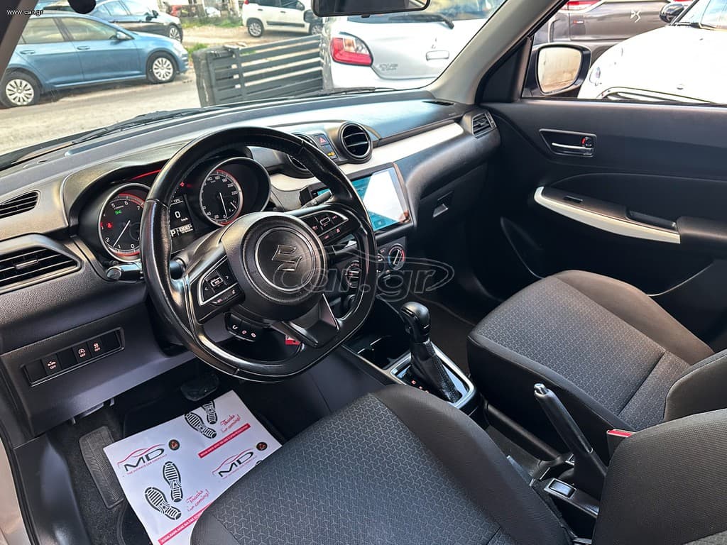 Suzuki Swift 2021 Ελληνικό,HYBRID,1ο Χέρι,Οθονη  CarPlay, Βιβλίο,2Ετη Εγγύηση thumbnail 11