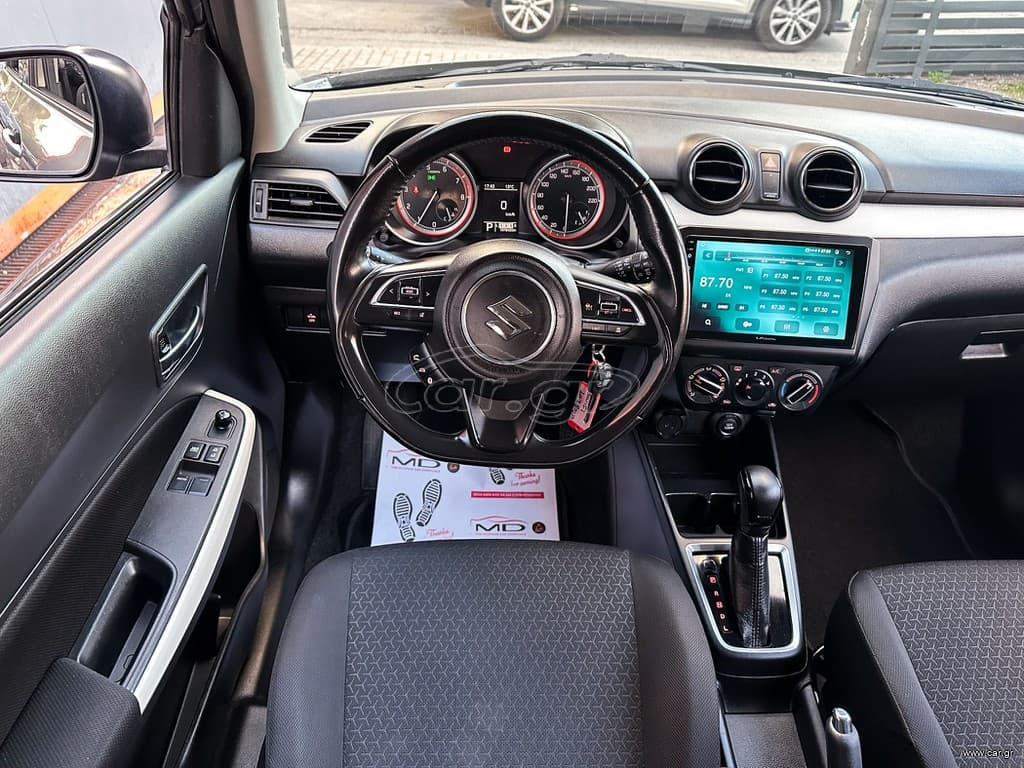 Suzuki Swift 2021 Ελληνικό,HYBRID,1ο Χέρι,Οθονη  CarPlay, Βιβλίο,2Ετη Εγγύηση thumbnail 18