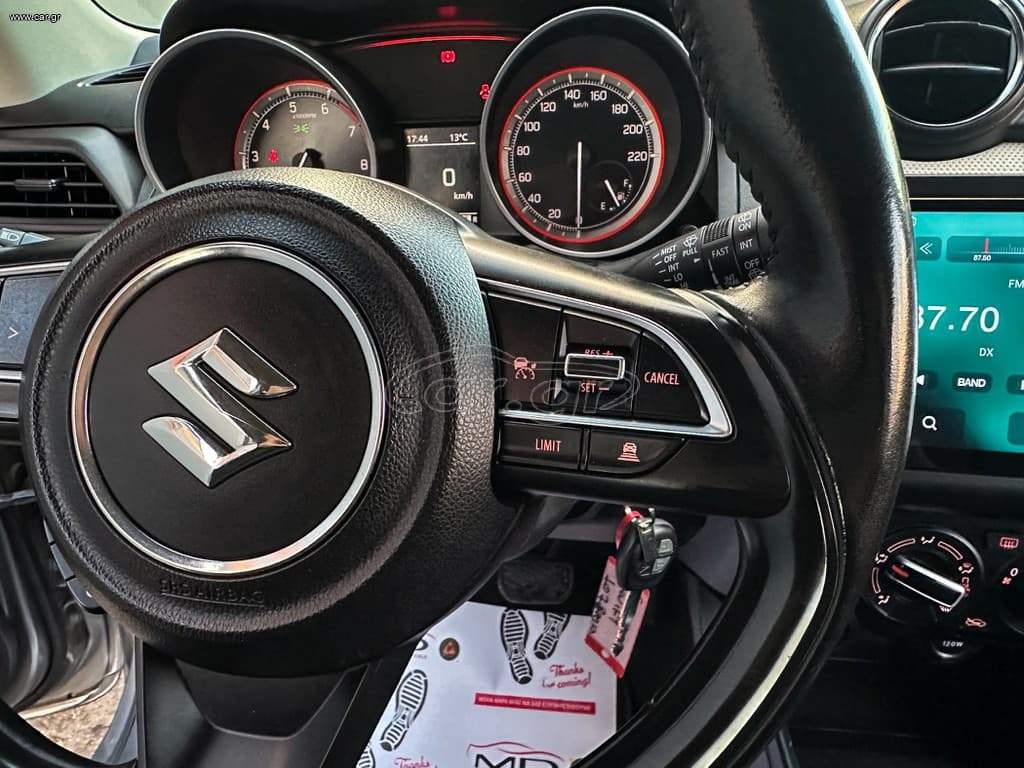 Suzuki Swift 2021 Ελληνικό,HYBRID,1ο Χέρι,Οθονη  CarPlay, Βιβλίο,2Ετη Εγγύηση thumbnail 22