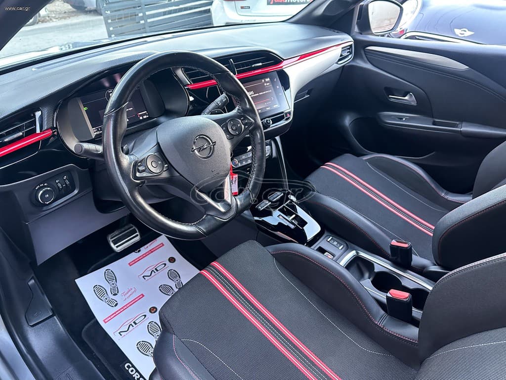 Opel Corsa 2022 Ελληνικό, 1ο Χέρι,GS LINE,Οθόνη CarPlay, Βιβλίο,2Ετη Εγγύηση thumbnail 11