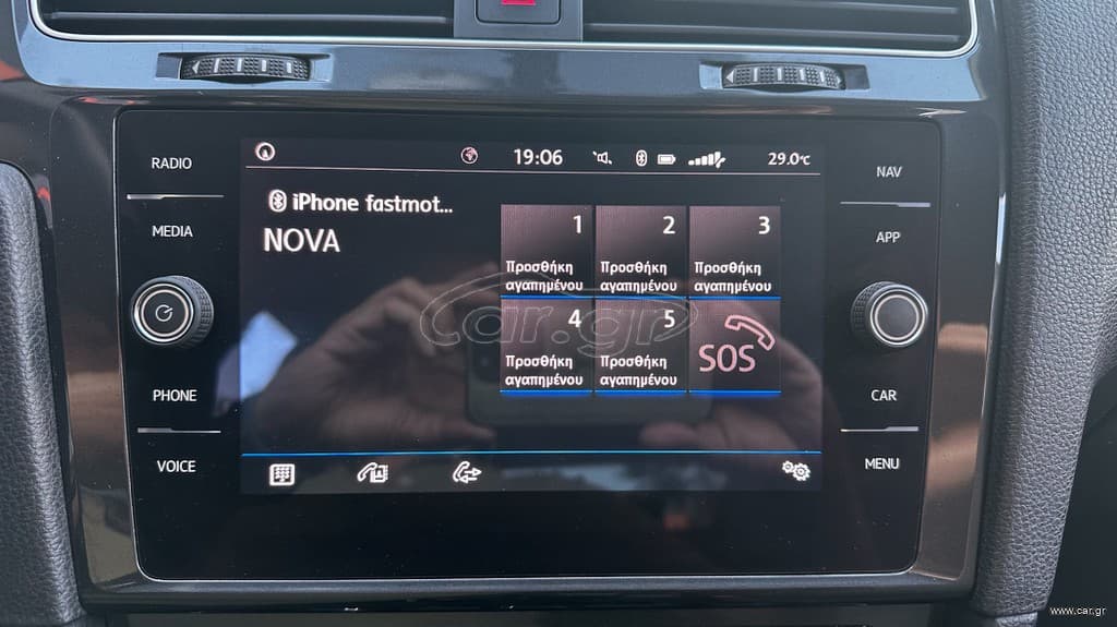 Volkswagen Golf 2019 Ελληνικό, 1ο Χέρι, Comfortline, Οθόνη Carplay,Βιβλίο service thumbnail 30