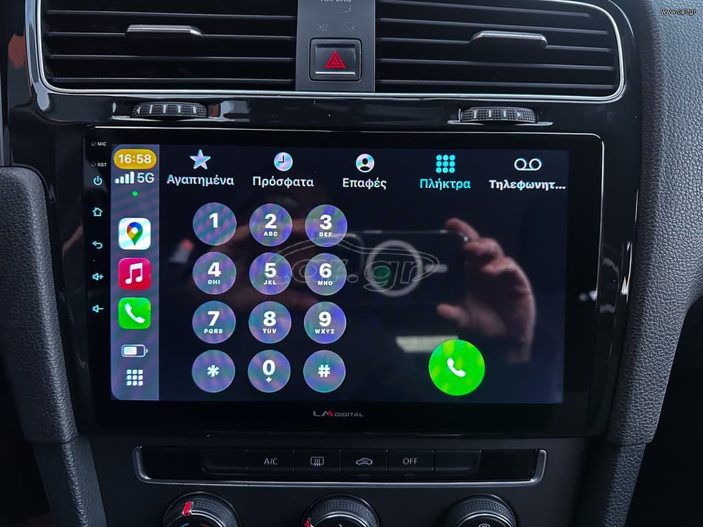 Volkswagen Golf 2013 Ελληνικής αντιπροσωπείας, Οθόνη Carplay, Βιβλίο service thumbnail 32