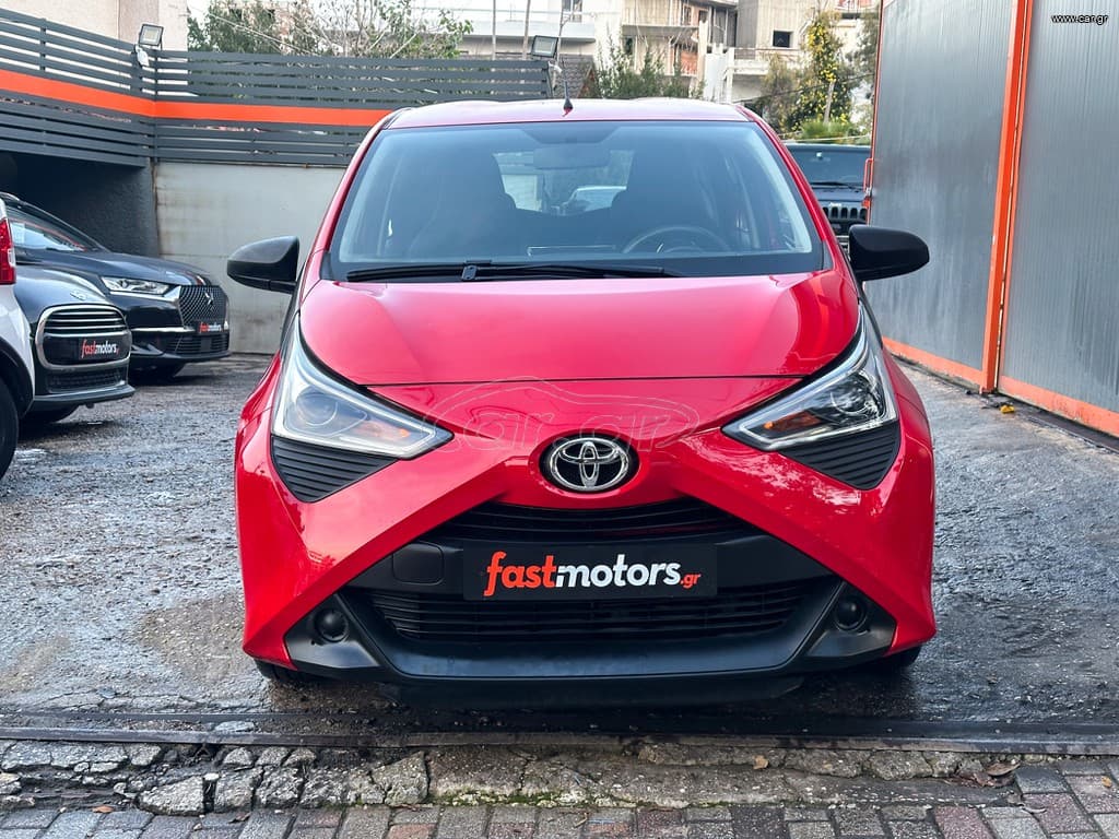 Toyota Aygo 2019 Ελληνικό,1ο Χέρι,Οθόνη Carplay,Βιβλίο service,2 Ετη Εγγύηση thumbnail 2