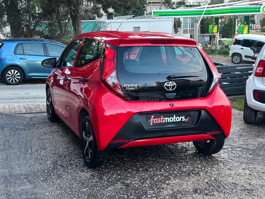 Toyota Aygo 2019 Ελληνικό,1ο Χέρι,Οθόνη Carplay,Βιβλίο service,2 Ετη Εγγύηση thumbnail 5