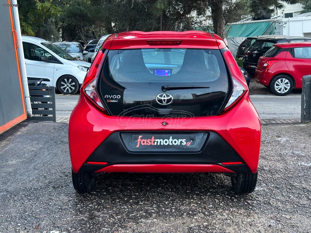 Toyota Aygo 2019 Ελληνικό,1ο Χέρι,Οθόνη Carplay,Βιβλίο service,2 Ετη Εγγύηση thumbnail 6