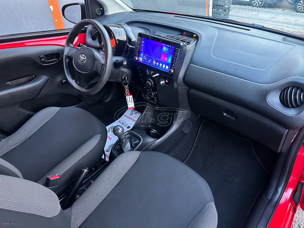 Toyota Aygo 2019 Ελληνικό,1ο Χέρι,Οθόνη Carplay,Βιβλίο service,2 Ετη Εγγύηση thumbnail 13