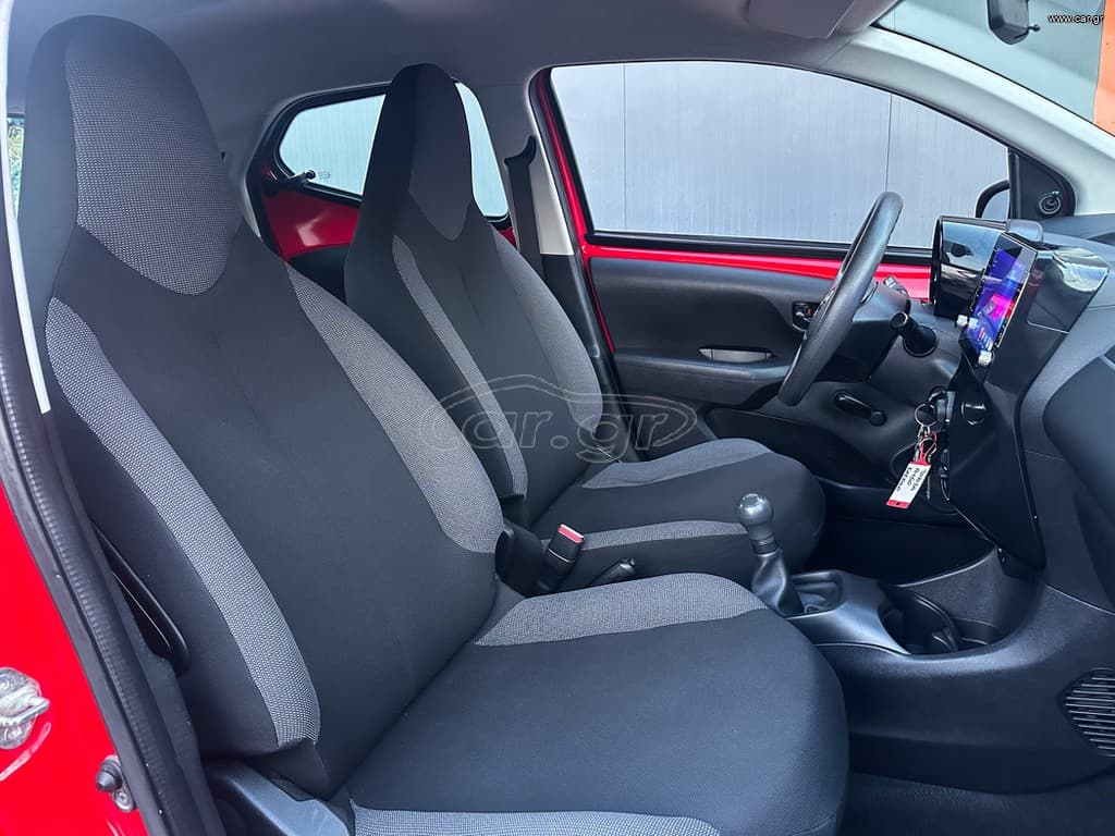 Toyota Aygo 2019 Ελληνικό,1ο Χέρι,Οθόνη Carplay,Βιβλίο service,2 Ετη Εγγύηση thumbnail 14