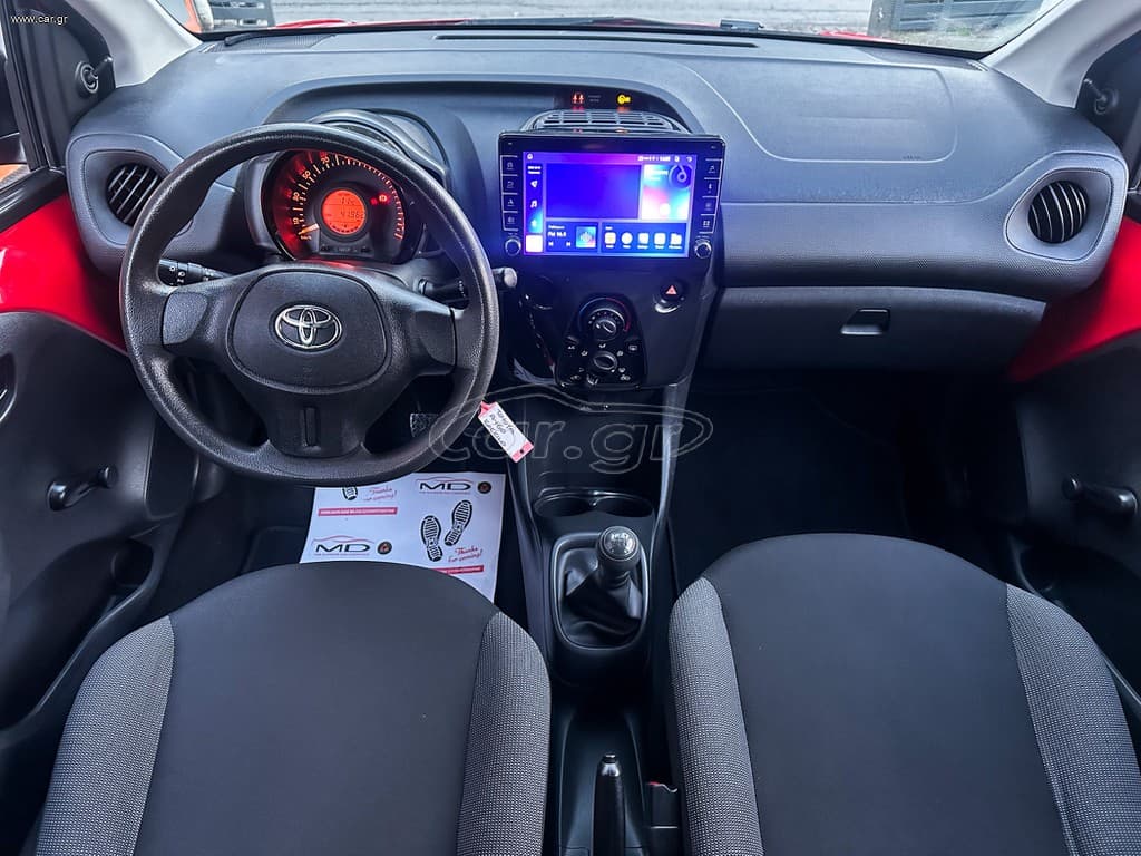 Toyota Aygo 2019 Ελληνικό,1ο Χέρι,Οθόνη Carplay,Βιβλίο service,2 Ετη Εγγύηση thumbnail 17
