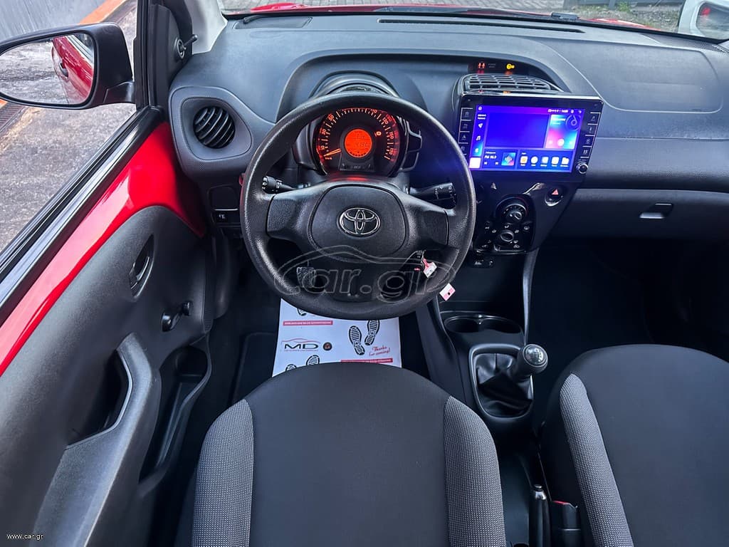 Toyota Aygo 2019 Ελληνικό,1ο Χέρι,Οθόνη Carplay,Βιβλίο service,2 Ετη Εγγύηση thumbnail 18