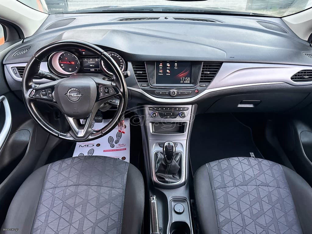 Opel Astra 2019 Edition 120, 1ο Χέρι, Ελληνικό, Βιβλίο, 2 Ετη Εγγύηση thumbnail 17