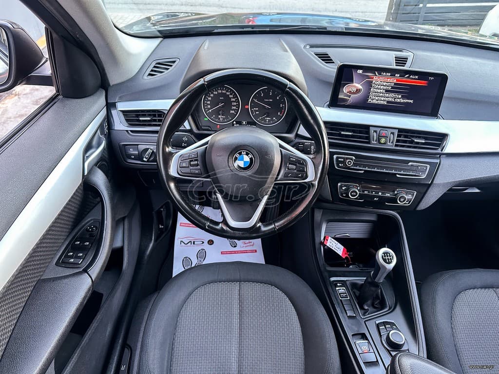 Bmw X1 2017 Ελληνικό, SDRIVE, Οθόνη Carplay,Βιβλίο service,2 Ετη Εγγύηση thumbnail 18