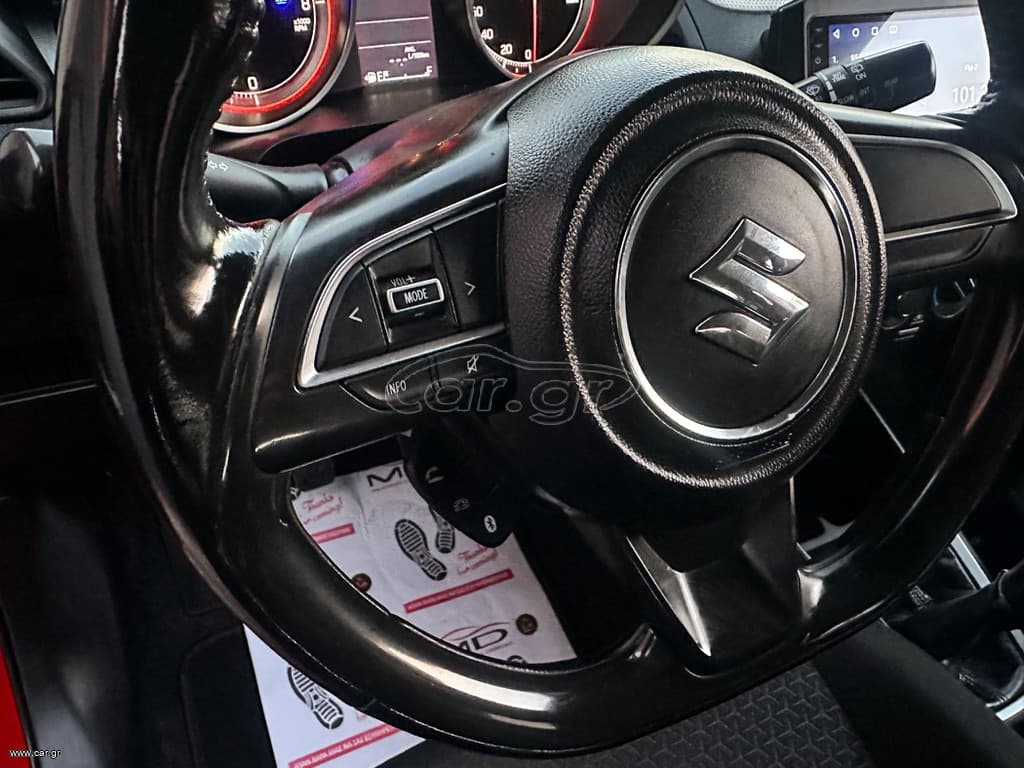 Suzuki Swift 2019 Ελληνικό,1ο Χέρι, Οθονη  CarPlay, Βιβλίο, 2Ετη  Εγγύηση thumbnail 21