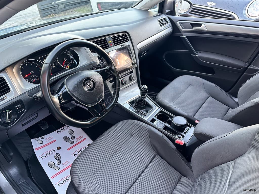 Volkswagen Golf 2017 Ελληνικό, 1ο Χέρι, Οθόνη Carplay, Βιβλίο,2 Ετη εγγύηση thumbnail 11