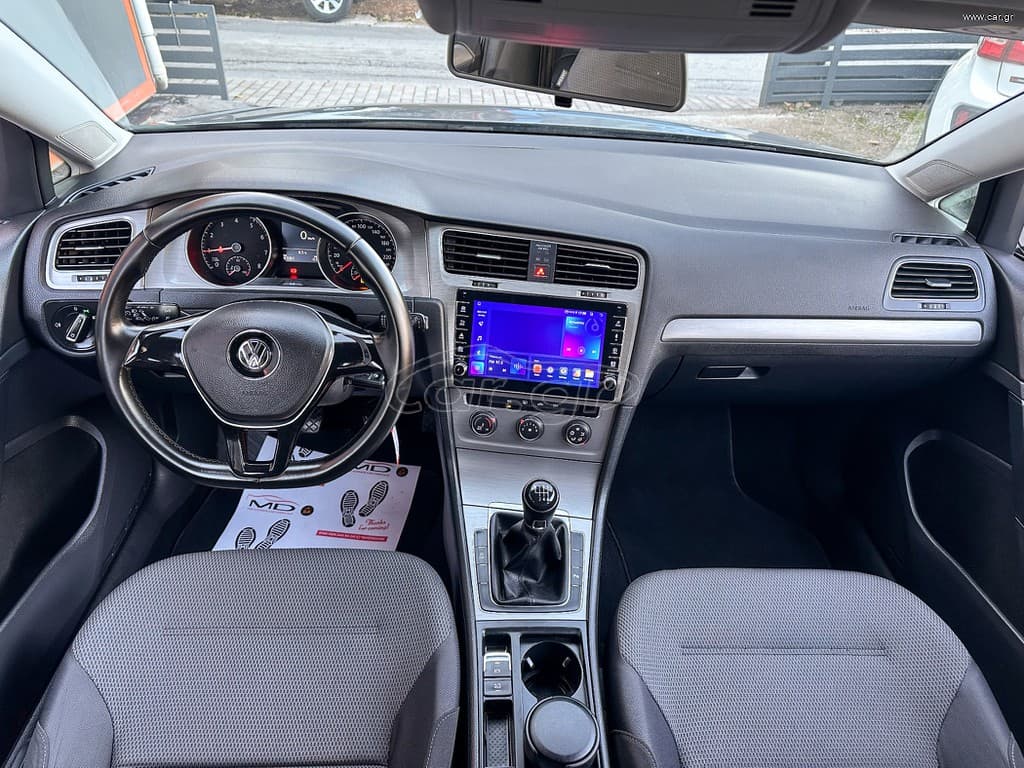 Volkswagen Golf 2017 Ελληνικό, 1ο Χέρι, Οθόνη Carplay, Βιβλίο,2 Ετη εγγύηση thumbnail 17