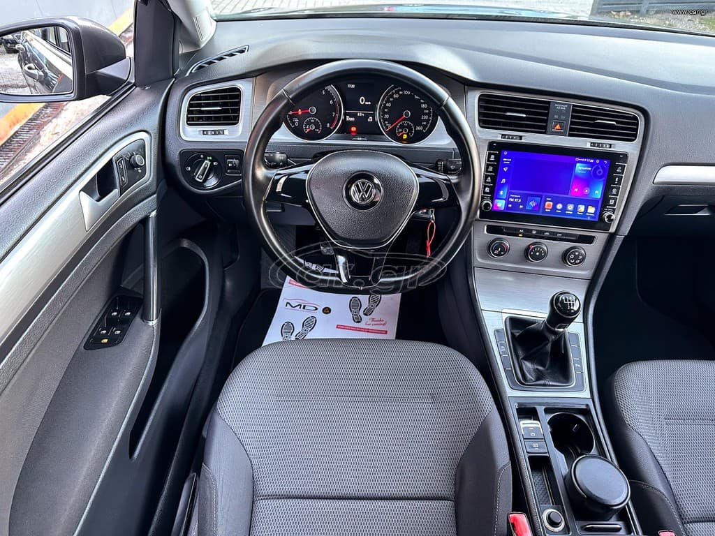Volkswagen Golf 2017 Ελληνικό, 1ο Χέρι, Οθόνη Carplay, Βιβλίο,2 Ετη εγγύηση thumbnail 18