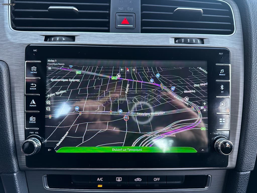 Volkswagen Golf 2017 Ελληνικό, 1ο Χέρι, Οθόνη Carplay, Βιβλίο,2 Ετη εγγύηση thumbnail 27