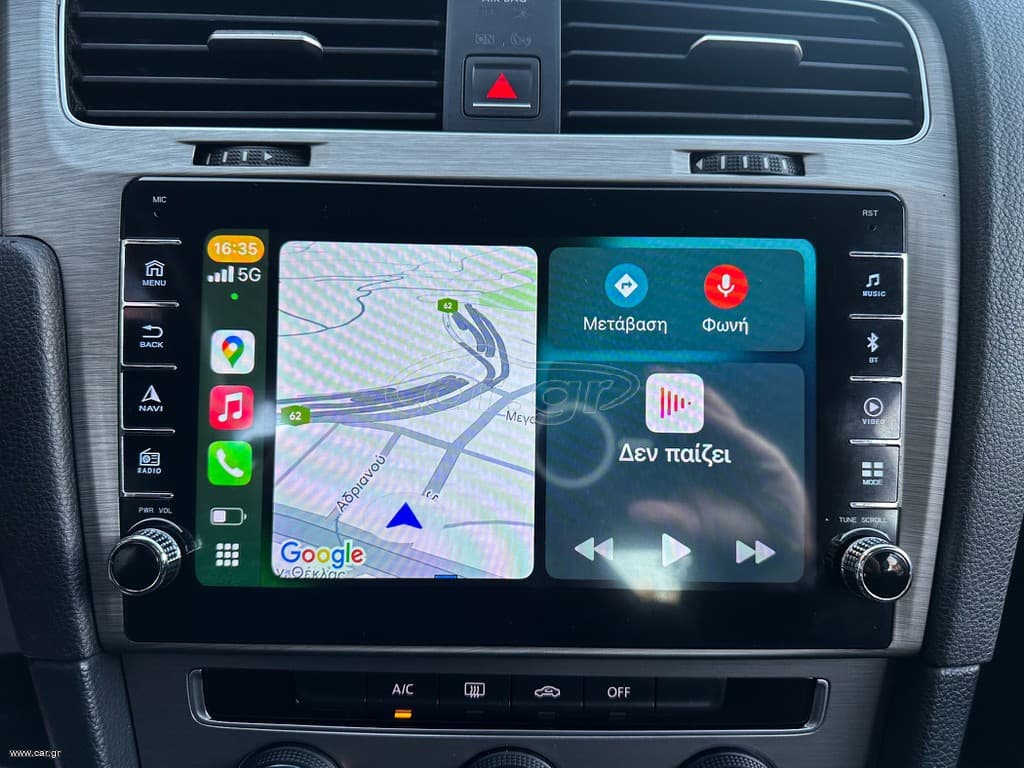 Volkswagen Golf 2017 Ελληνικό, 1ο Χέρι, Οθόνη Carplay, Βιβλίο,2 Ετη εγγύηση thumbnail 29