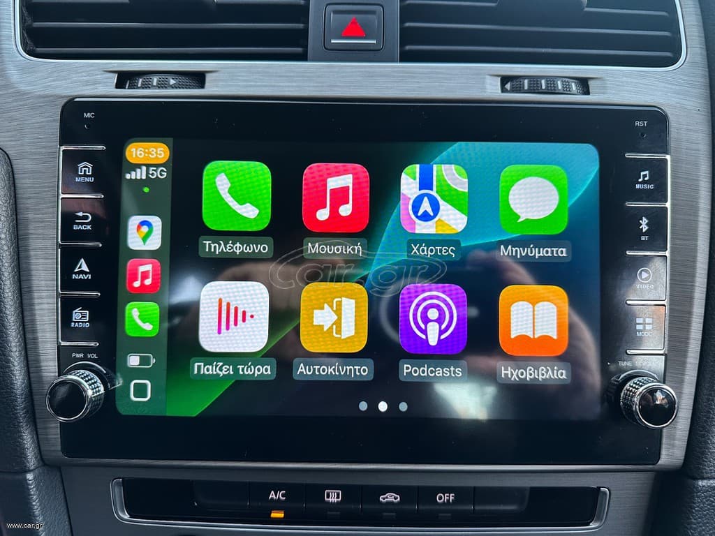 Volkswagen Golf 2017 Ελληνικό, 1ο Χέρι, Οθόνη Carplay, Βιβλίο,2 Ετη εγγύηση thumbnail 30