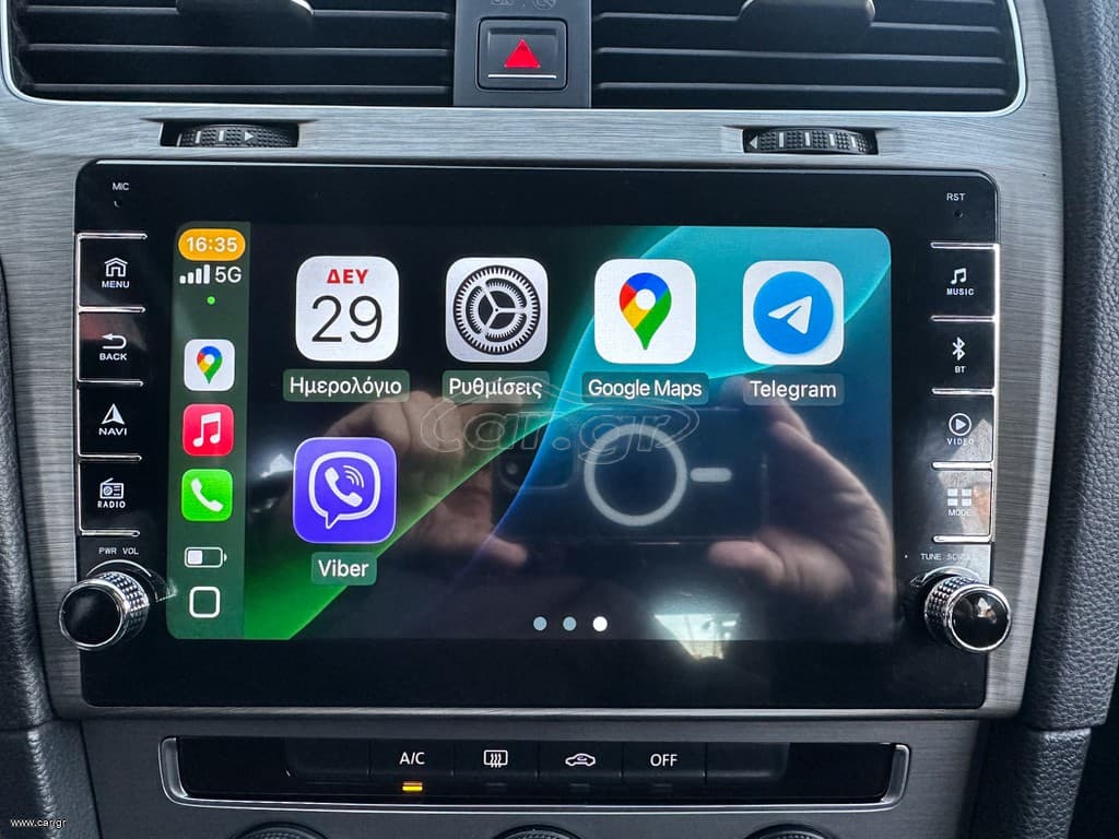 Volkswagen Golf 2017 Ελληνικό, 1ο Χέρι, Οθόνη Carplay, Βιβλίο,2 Ετη εγγύηση thumbnail 31