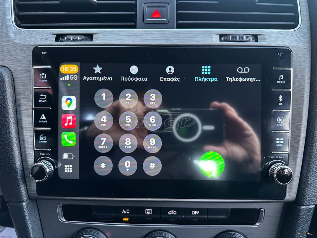 Volkswagen Golf 2017 Ελληνικό, 1ο Χέρι, Οθόνη Carplay, Βιβλίο,2 Ετη εγγύηση thumbnail 33