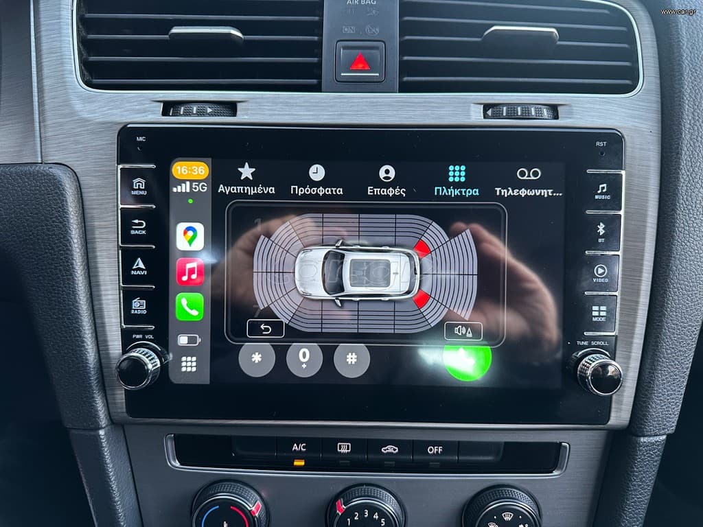 Volkswagen Golf 2017 Ελληνικό, 1ο Χέρι, Οθόνη Carplay, Βιβλίο,2 Ετη εγγύηση thumbnail 34