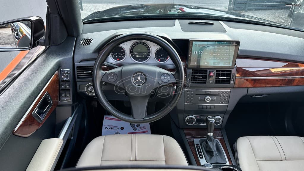 Mercedes-Benz GLK 300 2009 Ελληνικό, 1ο Χέρι, 4MATIC, Panorama, Δέρμα,Οθόνη, Βιβλίο thumbnail 18