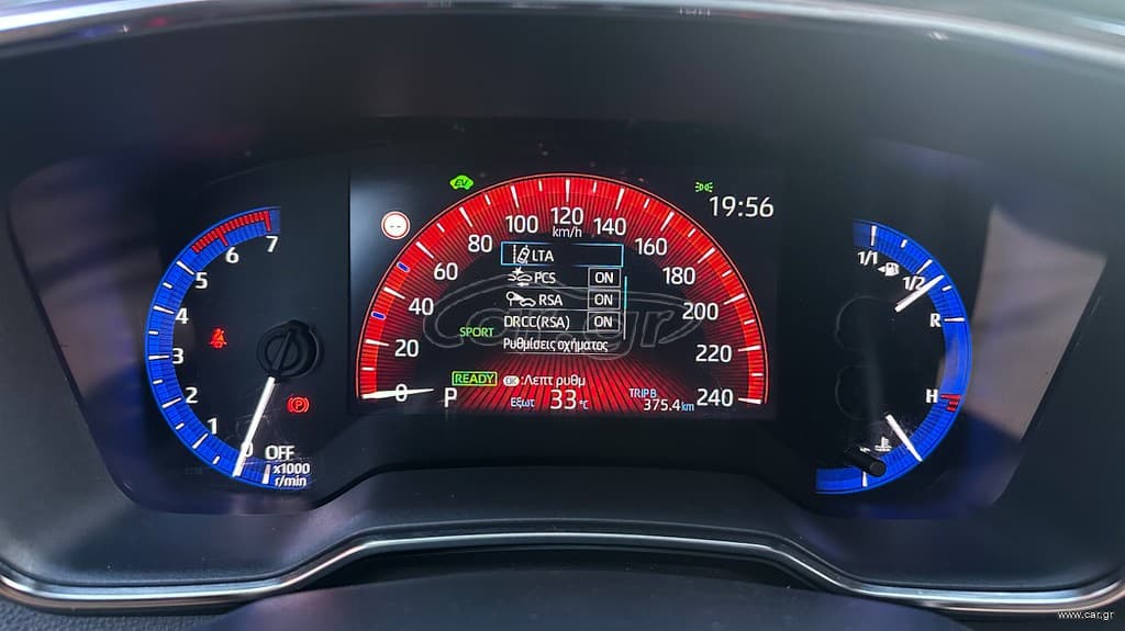 Toyota Corolla 2021 Active Plus, Ελληνικό, 1o Χέρι, Οθόνη, Βιβλίο, 2 Ετη Εγγύηση thumbnail 38