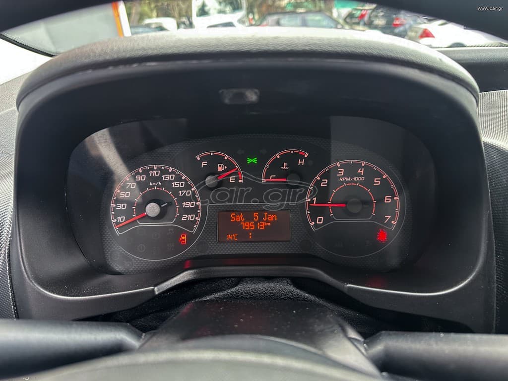 Fiat Fiorino 2020 Fiorino, SX,Pack Tecnico,95HP, Ελληνικό,Οθόνη Carplay,Βιβλίο thumbnail 19