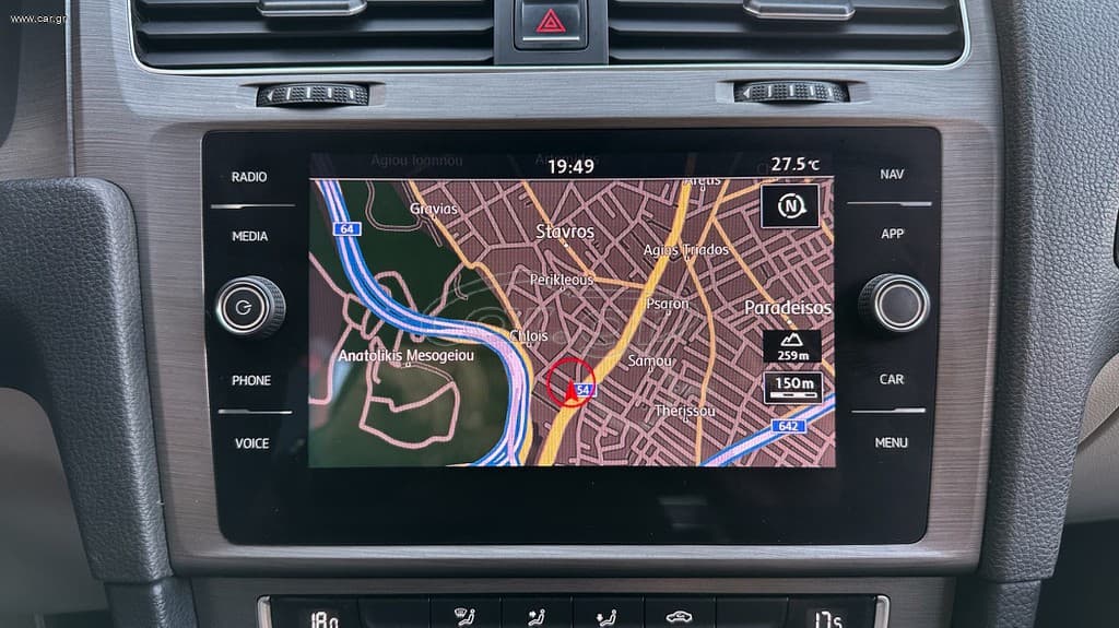 Volkswagen Golf 2013 RTMG Stage 3 260hp,Ελληνικό, Look GTI, Οθόνη, Βιβλίο service thumbnail 32