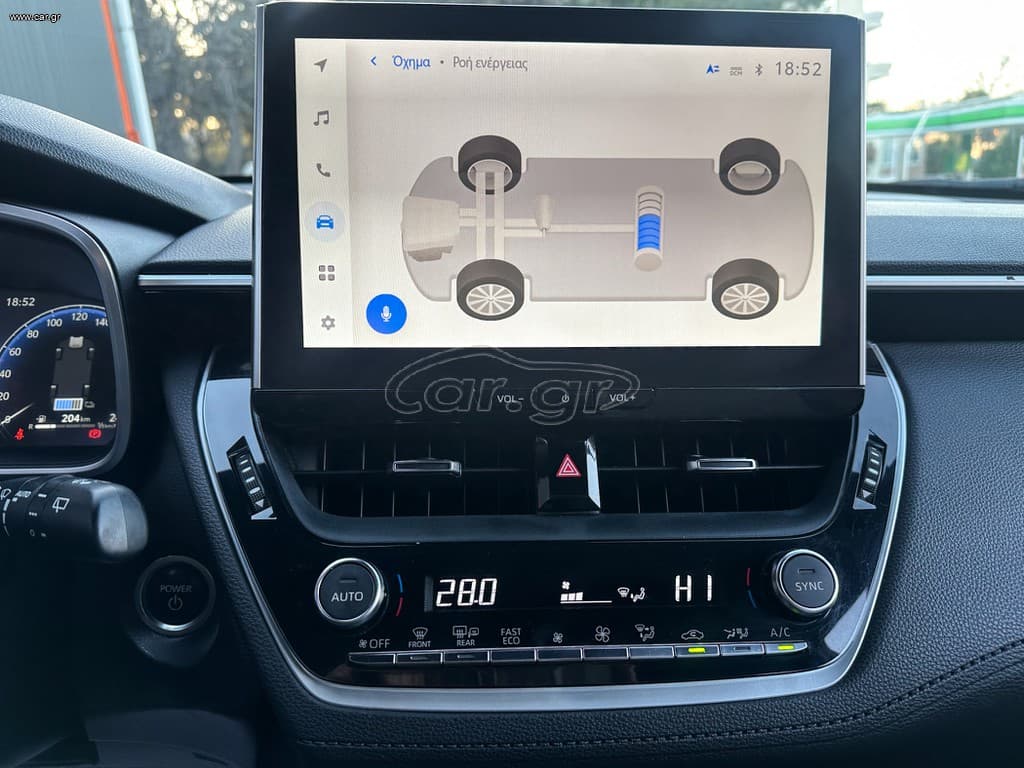 Toyota Corolla Cross 2023 Active Plus, Ελληνικό, 1o Χέρι, Οθόνη, Βιβλίο, Εγγύηση thumbnail 24