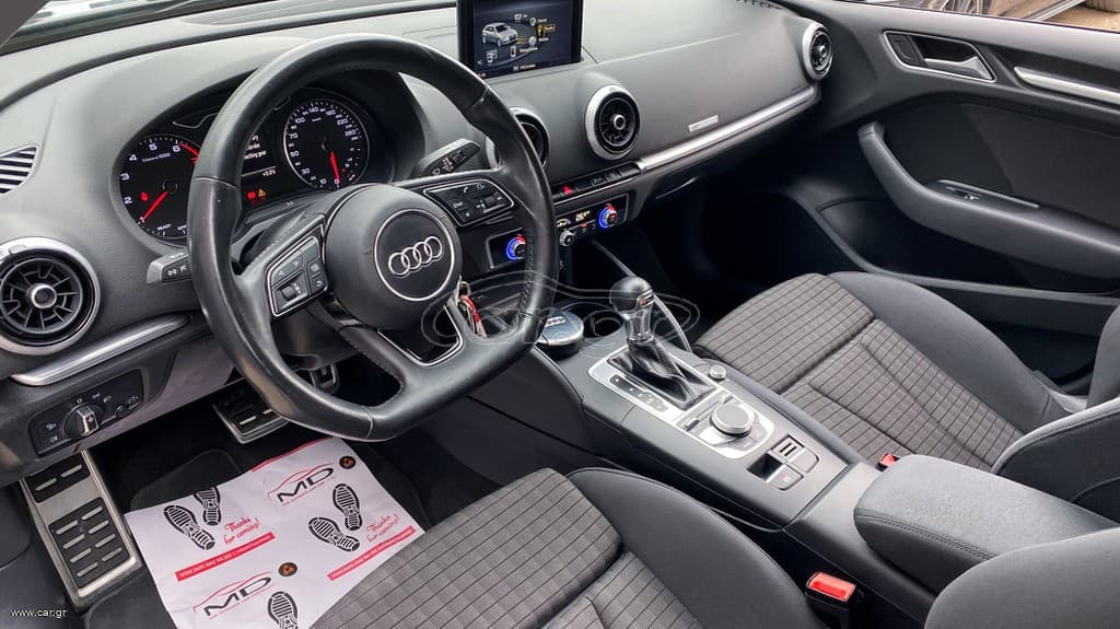 Audi A3 2017 Έκδοση Sport,S-Tronic,Ελληνικό,Οθόνη,Βιβλίο,2Eτη Εγγύηση thumbnail 11