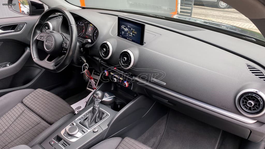 Audi A3 2017 Έκδοση Sport,S-Tronic,Ελληνικό,Οθόνη,Βιβλίο,2Eτη Εγγύηση thumbnail 13
