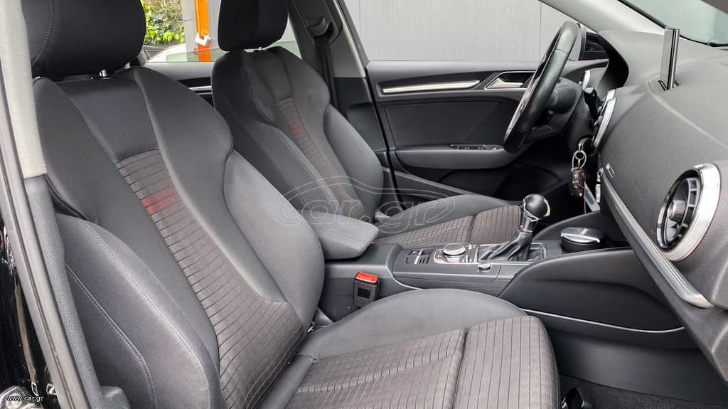 Audi A3 2017 Έκδοση Sport,S-Tronic,Ελληνικό,Οθόνη,Βιβλίο,2Eτη Εγγύηση thumbnail 14