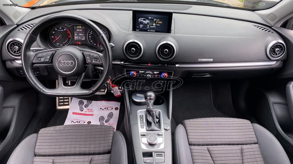 Audi A3 2017 Έκδοση Sport,S-Tronic,Ελληνικό,Οθόνη,Βιβλίο,2Eτη Εγγύηση thumbnail 17