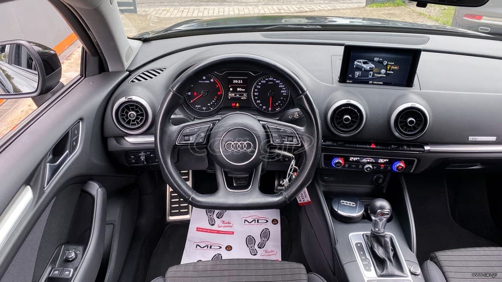 Audi A3 2017 Έκδοση Sport,S-Tronic,Ελληνικό,Οθόνη,Βιβλίο,2Eτη Εγγύηση thumbnail 18