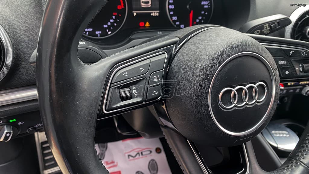 Audi A3 2017 Έκδοση Sport,S-Tronic,Ελληνικό,Οθόνη,Βιβλίο,2Eτη Εγγύηση thumbnail 21