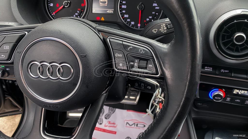 Audi A3 2017 Έκδοση Sport,S-Tronic,Ελληνικό,Οθόνη,Βιβλίο,2Eτη Εγγύηση thumbnail 22
