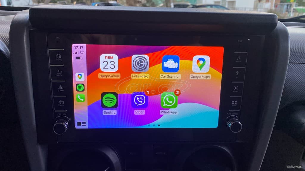 Jeep Wrangler 2008 Ελληνικής αντιπροσωπείας, Οθόνη  Carplay thumbnail 37