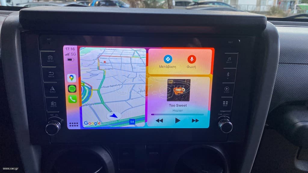 Jeep Wrangler 2008 Ελληνικής αντιπροσωπείας, Οθόνη  Carplay thumbnail 34