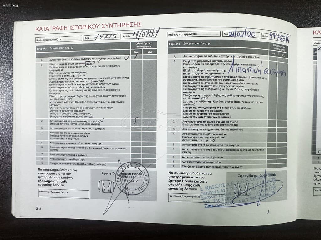Honda CR-V 2015 4x4, Ελληνικό, 1o Χέρι,Elegance,Οθόνη Carplay,Βιβλίο service thumbnail 47