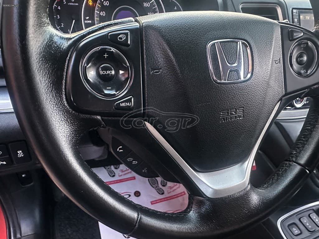 Honda CR-V 2015 4x4, Ελληνικό, 1o Χέρι,Elegance,Οθόνη Carplay,Βιβλίο service thumbnail 21
