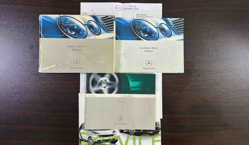 Mercedes-Benz E 200 2003 Ελληνικό, Panorama, Αερανάρτηση, Δέρμα, Οθόνη, Βιβλίο full