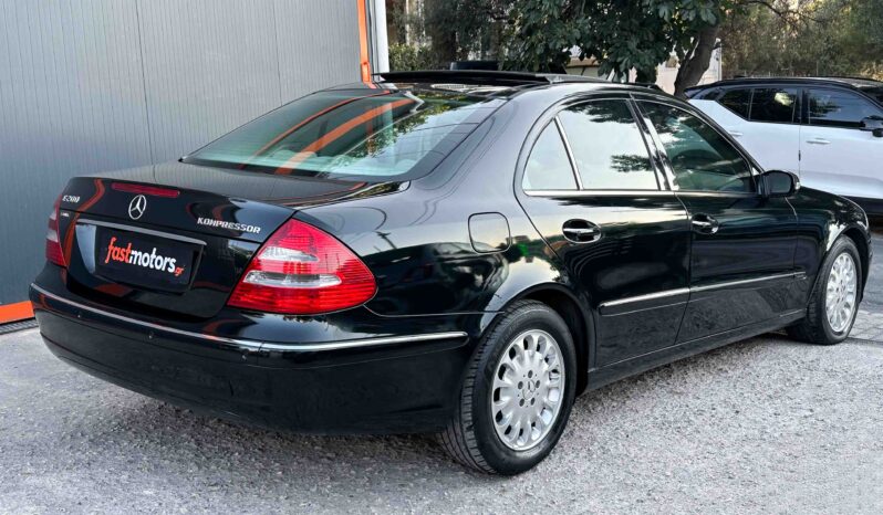 Mercedes-Benz E 200 2003 Ελληνικό, Panorama, Αερανάρτηση, Δέρμα, Οθόνη, Βιβλίο full
