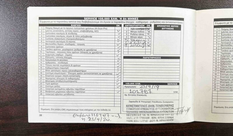 Kia Rio, 2007 Ελληνικής αντιπροσωπείας, Οθόνη Carplay, Βιβλίο service full
